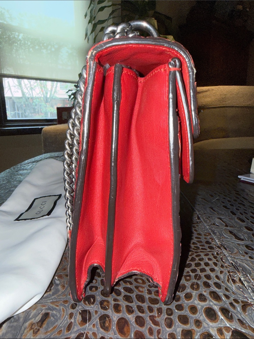 Gucci Supreme Canvas & Red
Arabesque Small Dionysus Shoulder Bag - Picture 5 of 14